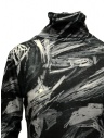 Plantation black and white printed cotton turtleneck sweatshirt PL09JJ167-26 BLACK price