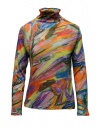 Plantation maglia dolcevita in cotone fantasia multicolore acquista online PL09JJ167-29 MULTICOLOR
