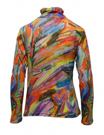 Plantation maglia dolcevita in cotone fantasia multicolore