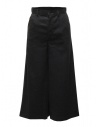 Zucca pantaloni cropped ampi grigi in lana acquista online ZU09JF115-25 D-GRAY
