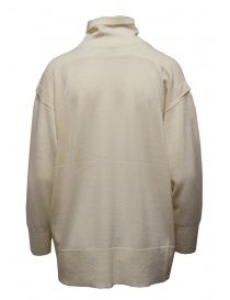 Zucca white turtleneck sweater in thin wool price