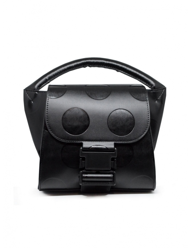 Zucca polka dot mini bag in black eco-leather ZU09AG120-26 BLACK bags online shopping
