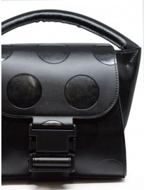 Zucca mini borsa nera a pois in ecopelle acquista online