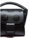 Zucca mini borsa nera a pois in ecopelleshop online borse