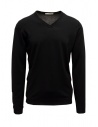 Goes Botanical black sweater V-neckline buy online 102 NERO
