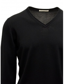 Goes Botanical black sweater V-neckline price