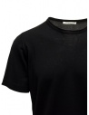 Goes Botanical black T-shirt in merino wool 100 NERO price