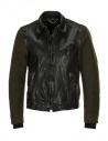 Rude Riders giubbino in pelle e Barbour tweed acquista online P74456 BIKER