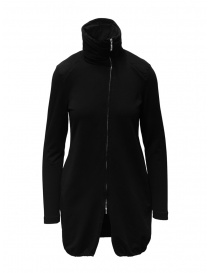 European Culture black long sweatshirt with zip 451U 2261 1600 order online
