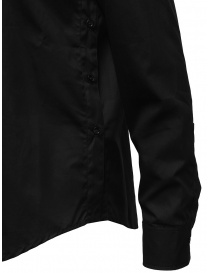 European Culture camicia nera con bottoni ai lati camicie donna acquista online