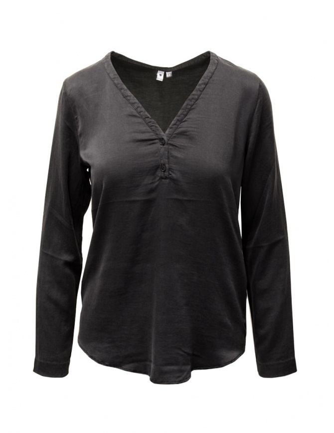 European Culture blusa in misto seta nera 3560 6629 1600 camicie donna online shopping