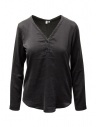 European Culture black silk blend blouse buy online 3560 6629 1600