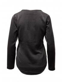 European Culture blusa in misto seta nera