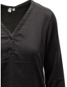 European Culture black silk blend blouse 3560 6629 1600 price