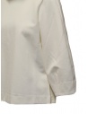 European Culture high neck sweatshirt in ivory white mixed viscose 45X0 2545 0106 price