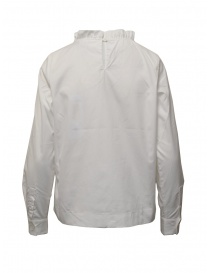 European Culture white shirt with gathered collar buy online