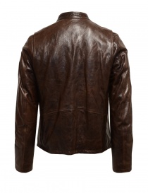 Rude Riders brown leather jacket for biker buy online