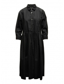 Miyao long black shirt dress MTOP-02 BLK-BLK