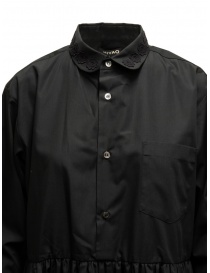 Miyao abito lungo a camicia colore nero abiti donna acquista online