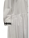 Miyao lungo vestito a camicia bianco con ricami neri MTOP-02 WHT-BLK acquista online