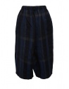 Vlas Blomme pantaloni cropped a quadri blushop online pantaloni donna