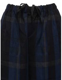 Vlas Blomme pantaloni cropped a quadri blu prezzo