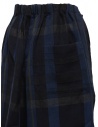 Vlas Blomme pantaloni cropped a quadri blu 13544801 NAVY acquista online