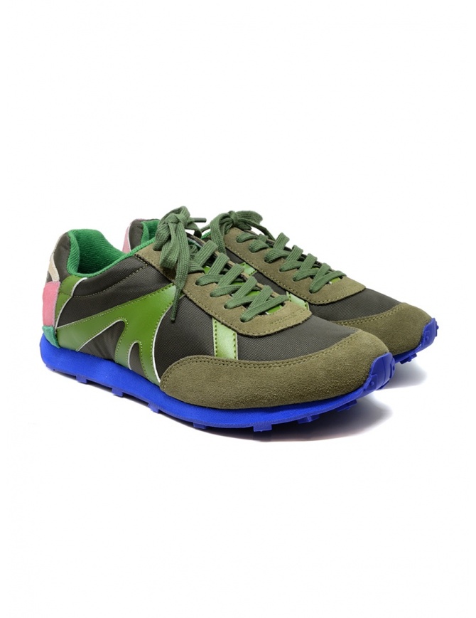 Kapital Momotaro women's olive green sneakers