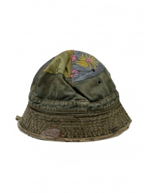 Kapital green bucket hat with embroidered patches