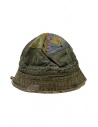 Kapital cappello a secchiello verde con toppe ricamateshop online cappelli