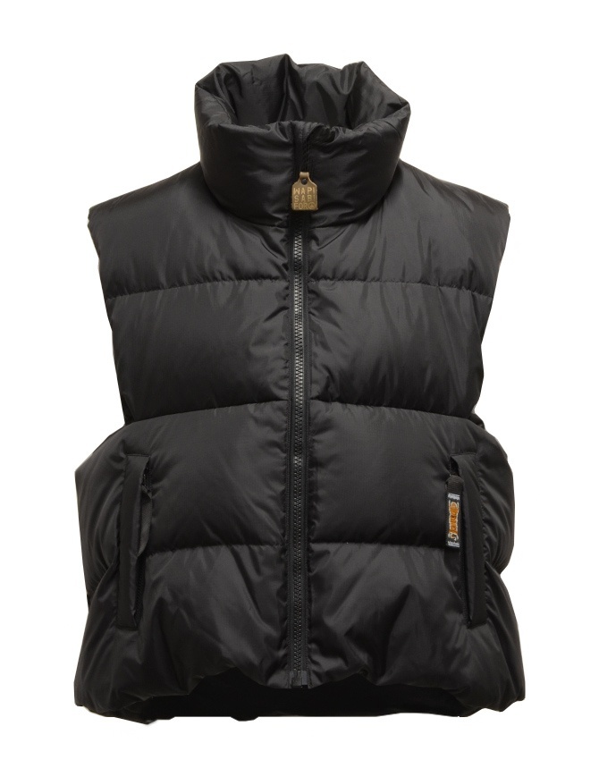Kapital black sleeveless padded vest EK-992 BLK mens jackets online shopping