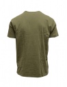 Kapital t-shirt verde khaki con taschino e bandiereshop online t shirt uomo