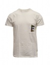 Kapital white T-shirt with pocket and flags buy online EK-1224 WHITE