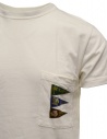 Kapital white T-shirt with pocket and flags EK-1224 WHITE price
