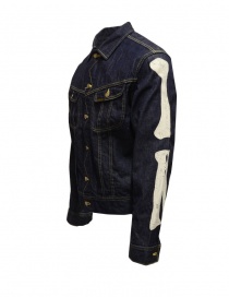 Kapital denim jacket with embroidered skeleton buy online