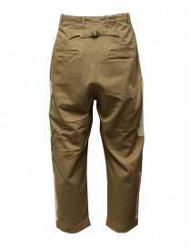 Kapital pantaloni beige con ossa ricamate ai lati prezzo