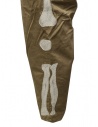 Kapital pantaloni beige con ossa ricamate ai lati prezzo K2003LP047 BEIGEshop online