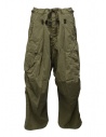 Kapital pantaloni cargo Jumbo verde khaki acquista online EK-624 KHAKI