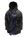 Kapital black multi-pocket ring coat buy online K1911LJ165 BLK