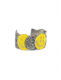 Kapital brass bracelet with smile and labyrinths buy online