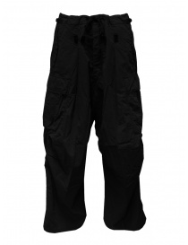 Kapital black Jumbo cargo pants EK-624 BLACK