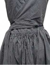 Kapital apron dress in pinstripe denim womens dresses buy online
