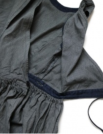 Kapital apron dress in pinstripe denim buy online price