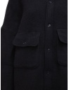 Kapital cappotto-camicia in lana blu navy EK-839 NAVY prezzo
