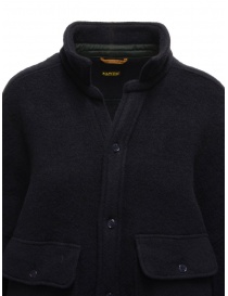 Kapital coat-shirt in navy blue wool womens coats buy online