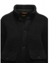 Kapital cappotto a camicia in lana nera EK-839 BLK prezzo