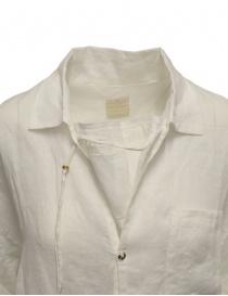 Kapital camicia bianca ricamata in lino prezzo