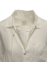 Kapital camicia bianca ricamata in lino K2009LS002 WHITE prezzo