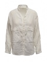 Kapital camicia bianca bordi sdruciti acquista online EK-534 WHITE