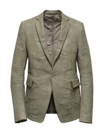 Carol Christian Poell suit jacket in grey kangaroo leather LM/2640P LM/2640P ROOMS-PTC/33